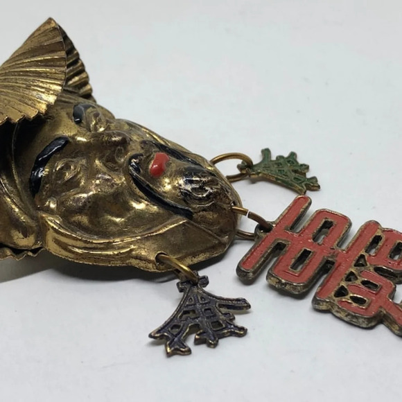 Vintage BLUMENTHAL (style because not stamped) Brooch - Picture 3 of 7